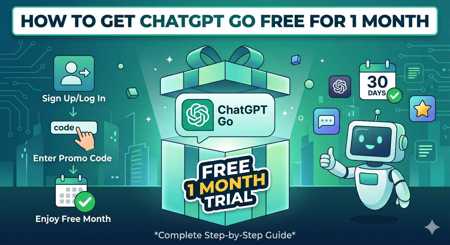 ChatGPT Plus is FREE for 1 month